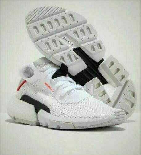 adidas Originals POD-S3.1 PK White/Shock Red 12 Athletic Shoes Sneakers Adidas Pod Red Adidas Originals PK White/Shock Red 12  main image 3