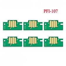 6PC PFI-107 Permanent Chip For Canon IPF670 IPF680 IPF685 IPF770 IPF780 IPF785