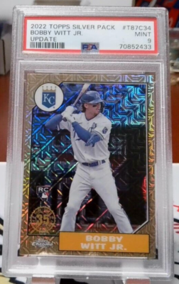 G520 2022 TOPPS SILVER PACK UPDATE BOBBY WITT JR #T87C34 PSA 9 | eBay
