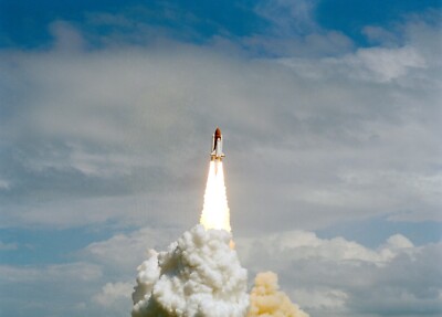 Launch of Space Shuttle Discovery for STS-26 mission Photo Print
