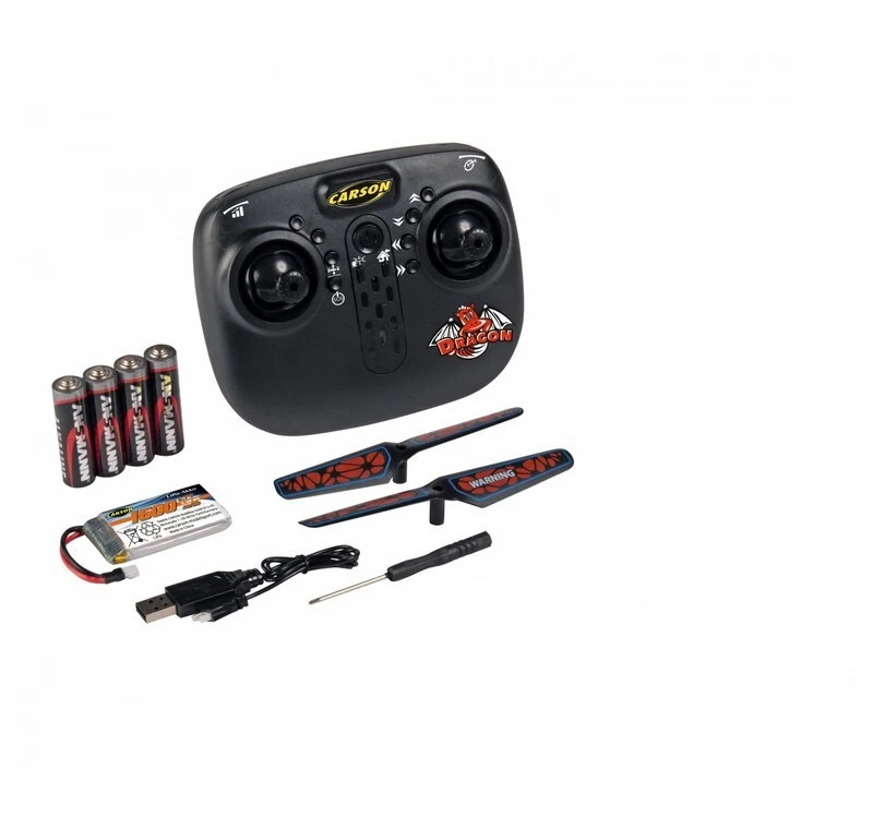 Carson 507159 X4 Quadcopter Dragon 330 2.4G 100% RTF rot 500507159 - Bild 3 von 3