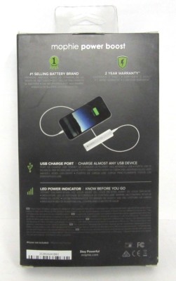 NEW mophie Micro USB Power Boost 5,200 mAh Portable Charger Pink