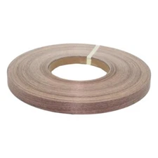 Walnut 15/16" X 250' Roll Peel and Stick Wood Veneer EdgeBanding Strong Adhesive