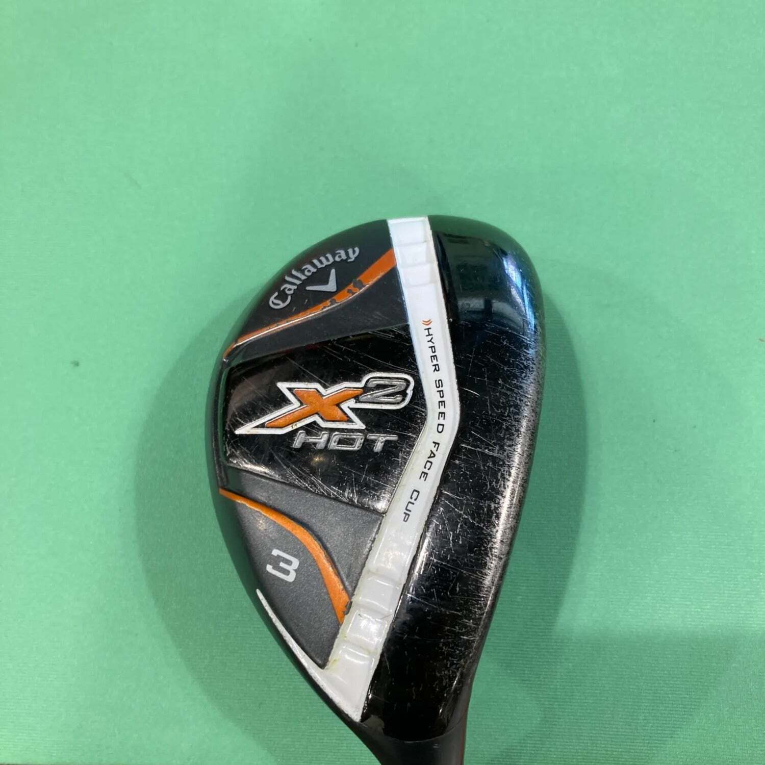 Used Men's Callaway X2 Hot Right Handed 3 Hybrid (Stiff Flex)