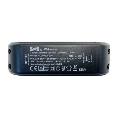 LED Treiber Driver Trafo Power Supply Waiberlon HLV90025SDN 3 Step Dimmer