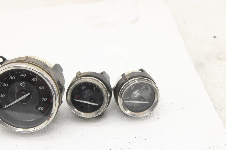 10-13 Harley Davidson Electra Speedo Tach combustible aceite voltio medidor de aire Foto 4 de 4