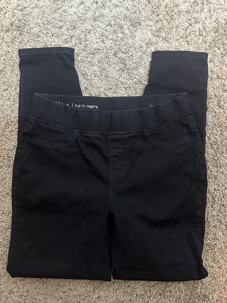 Talbots Flawless Black Pull On Jeggings Size
