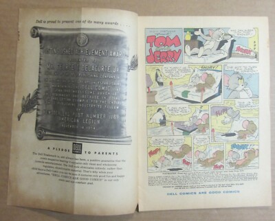Tom and Jerry Comics #129 (1955) VG 4.0..Spike & Tyke/Barney Bear