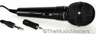 Handheld Dynamic Karaoke Computer MICROPHONE Vocal DJ PA Mic Extra Plug Adapter