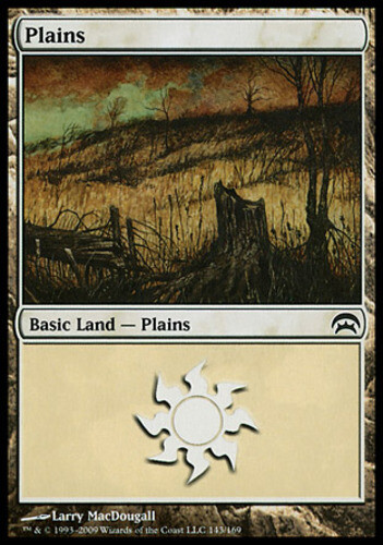 10x Plains (143) NM-Mint, English Planechase 2009 MTG Magic