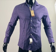 Mens BRAND NEW Penguin Comfort Stretch Slim Fit Button Down Size 15 32-33