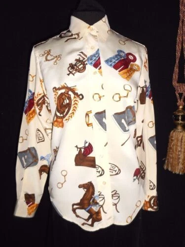 Ralph Lauren 100% seda ropa Vintage para Mujeres