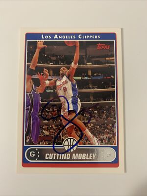Cutino Mobley 2006 NBA Topps #39 Signed Card  In Person Clippers RARE m008