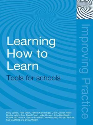 Learning How to Learn : Tools for Schools, Hardcover by James, Mary (EDT); Bl...