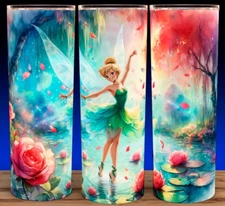Tinker Bell Fairy Dancing on the Water Cup Mug Tumbler 20oz
