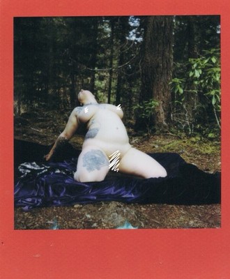 Polaroid OOAK Instant Film Print Uncensored Ashley Wolf
