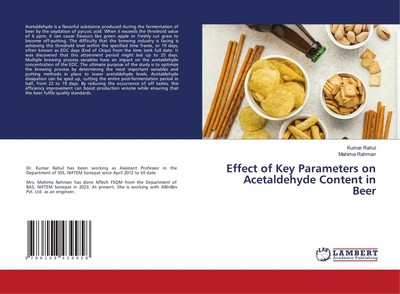 Kumar Rahul (u. a.) | Effect of Key Parameters on Acetaldehyde Content in Beer