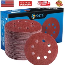 72 PCS 5 Inch 8 Hole Hook and Loop Adhesive Sanding Discs Sandpaper for Rando... 0.21 per gallon