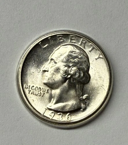 1936 Washington Quarter BU
