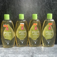 4 Lot Johnson's Original Baby Shampoo No More Tears Each Old Formula Camomile