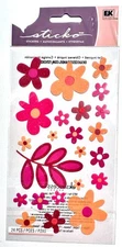 Flower Show Sticko Stickers Scrapbooking Card Embellishment Journal