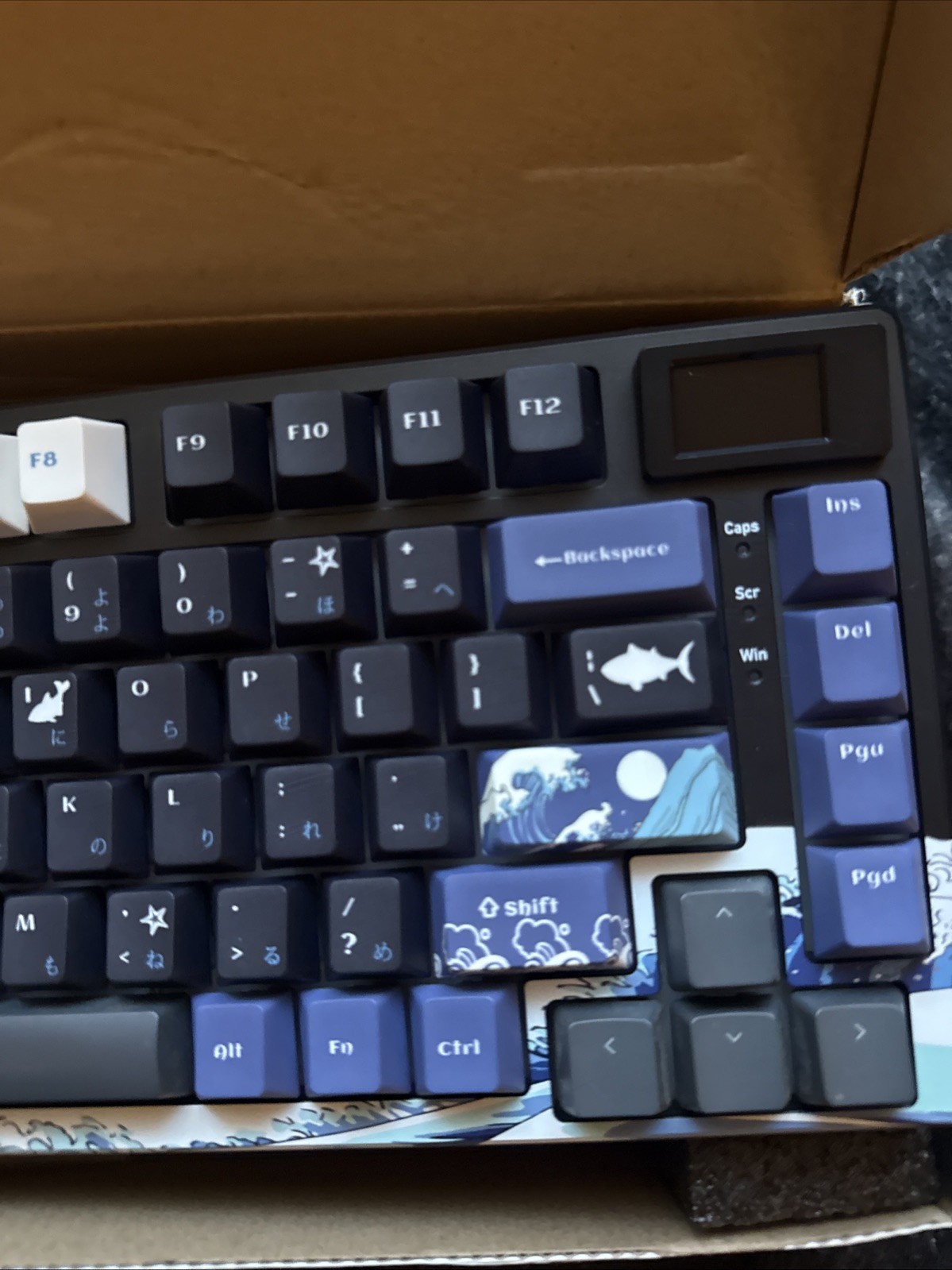 Womier SK80 75 Keyboard with Color Multimedia Display Mechanical