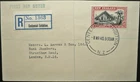 NEW ZEALAND CENTENNIAL EXHIBITION 8 MAR 1940 REGISTERED FIRST DAY COVER TO GB