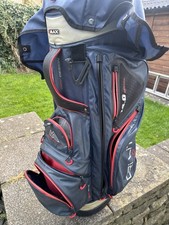 Used Big Max Dri Lite Golf Cart Bag 14 Way Divider with Rain Hood