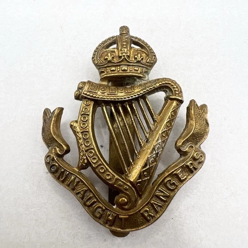 Genuine WW1 Connaught Rangers Cap Badge