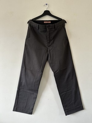 Acne Studios Pink Label Trousers / Men's 32 / Grey / Excellent Used Condition
