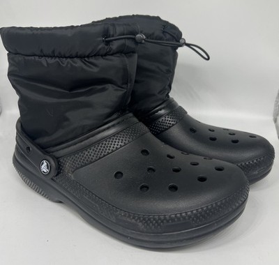Crocs  Boots  Classic Lined Neo Puff Boots black sz 39 40 w 9 m 7