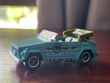 Matchbox Blue 1974 Volkswagen Type 181 - Elephant Decal - Mattel 2007 - 1:64 -