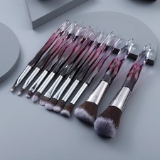 5/10 makeup brushes, crystal-textured makeup brush set, loose powder contouring