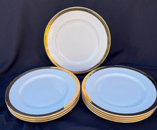 8 x Royal Worcester  Gold Lustre  Dessert Starter Plates Oven to Table Ware 21cm