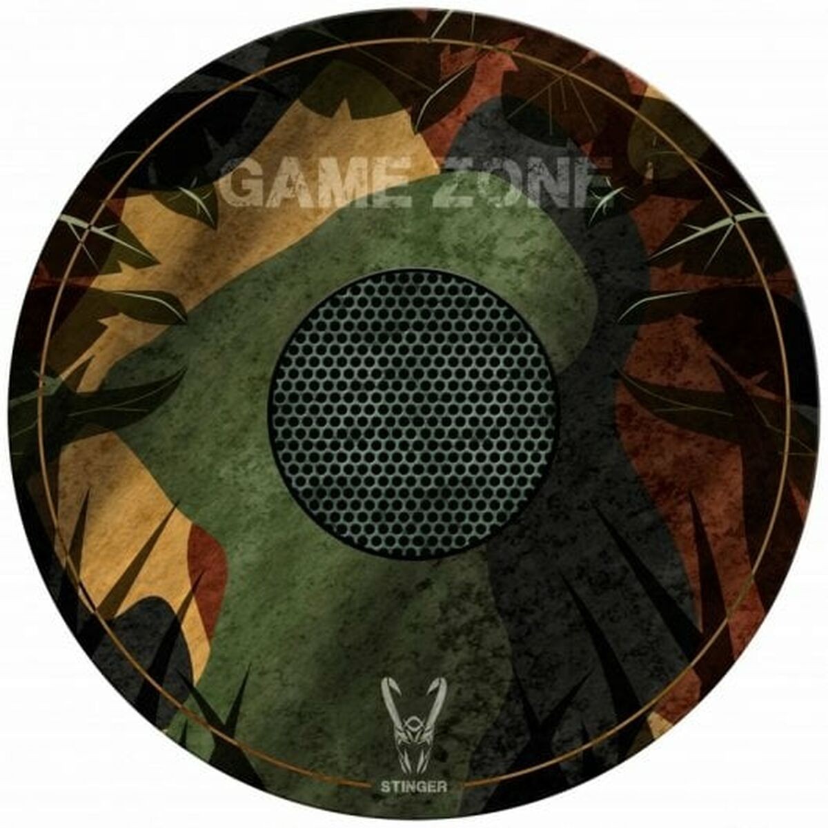 Tappetino da gaming Woxter Stinger Stampa Ø 120 cm Caucciù Policarbonato