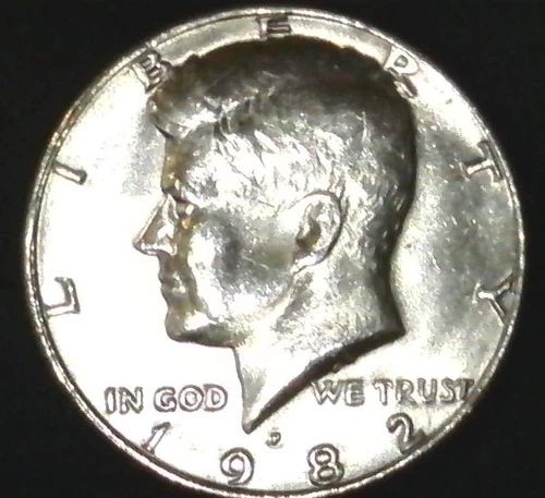 1982-P  Kennedy Half  GEM-BU BETTER DATE #X1