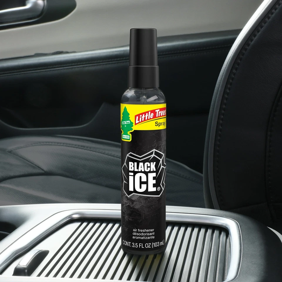 Ambientador coche Little Trees Spray 1 PACK (Hielo Negro) Foto 4 de 4