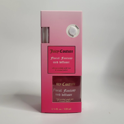 Juicy Couture Floral Fantasy Reed Diffuser Vibrant Orchid Pink Rose NIB