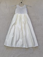 NWT White Flower Girl Dress Size 9
