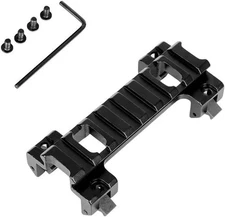 Rail Mount Adaptor - Scope Claw Mount Picatinny Rail Mount 8 Slots - Aluminumn