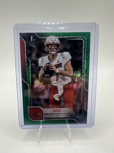 2025 Bowman chrome U 1st Refractor Green Miller Moss /99