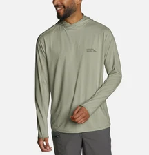 Eddie Bauer Men’s Performance Solarfoil Hoodie UPF 50+ Green Size 2XL