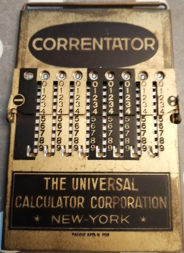 Correntator made in germany machine calculer ancienne brevet non déposé - Photo 3/4
