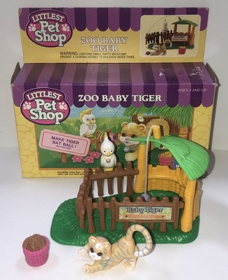 Vintage In Box 1993 G1 Kenner littlest pet shop Zoo baby tiger | eBay