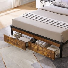 QUEEN BED DRAWERS DJYC