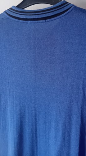 Corneliani ID Made In Italy , Size 54, Silk Mix, Blue, Short Sleeve, Polo Jumper - Picture 6 of 11