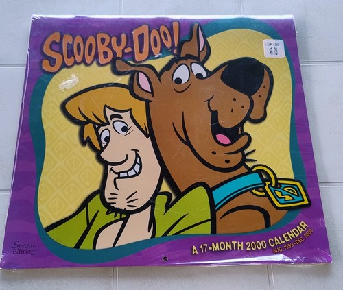 Scooby-Doo Calendar August 1999 December 2000 Special Edition USA Blister