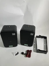 Pyle 2 Way Speaker System Pair - 500W Peak Power  (Black)