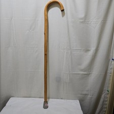 Traditional Wooden Walking Stick made of chestnut  - Height 32.5 inch / 83cm.[J]