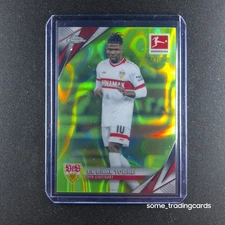 Topps Chrome Bundesliga 2024/25 El Bilal Toure Stuttgart Neon Green Lava /250